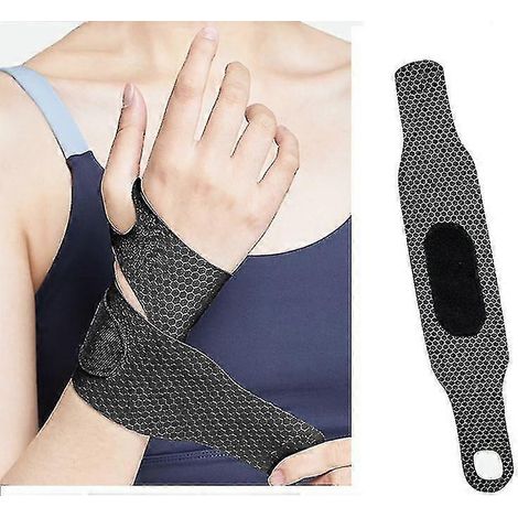 Support de poignet fin et radical, sangles de gym réglables, protections de poignet respirantes, bandes de compression pour l'entraînement (1/5)