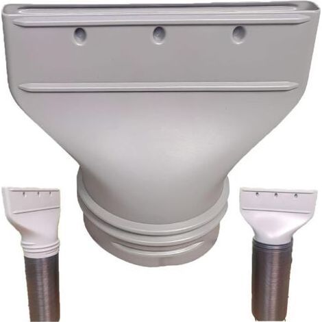 Adaptateur tuyau climatiseur mobile – Raccord plat pour tuyau d’échappement – Installation rapide et sécurisée – Compatible avec unités portables – (1/5)