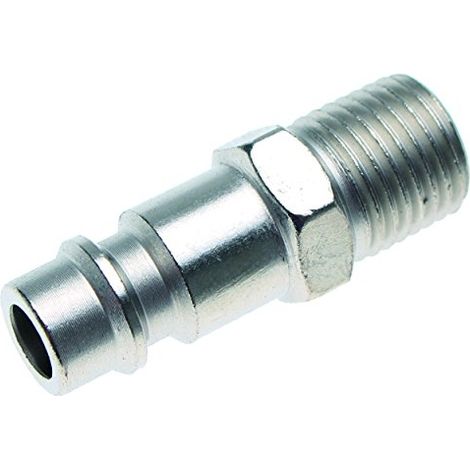Bgs Technic – Raccord pour compresseur mâle 1/4'' avec filetage extérieur – Acier à outils Q235A – 32221 (1/5)