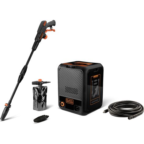 Black & Decker – Nettoyeur haute pression électrique 150 bar – Puissance 1,9 kW – Débit max 460 l/h – Compact et maniable pour nettoyage extérieur - BXPW1900C