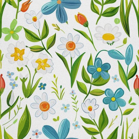 Outdoor dekostoffe oxford - Motiv Frühling I DX7208 (1/5)