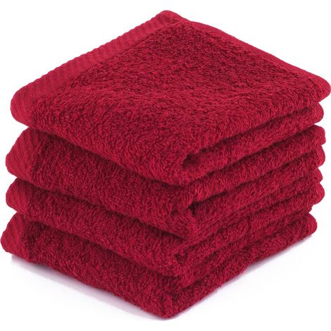 Top Towel - Pack 4 Asciugamani da bidet - Asciugamani da bagno - Asciugamani per il viso - Asciugamani da 30 x 50 cm