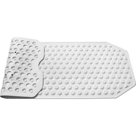 1 Tapis De Bain, 153 Ventouses, Caoutchouc Naturel, Antimoisissure, Douche Et Baignoire