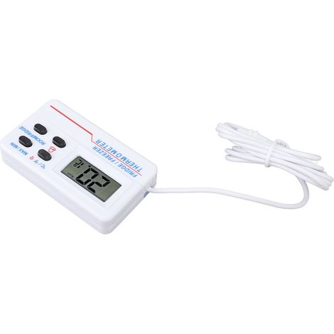 Thermomètre numérique pour réfrigérateur -50 °C à 70 °C (-58 °F à 158 °F) - Thermomètre numérique haute précision pour congélateur avec fonction alarme (1/5)