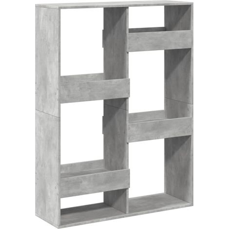 Maison Exclusive - Raumteiler Betongrau 100x33x135 cm Holzwerksto