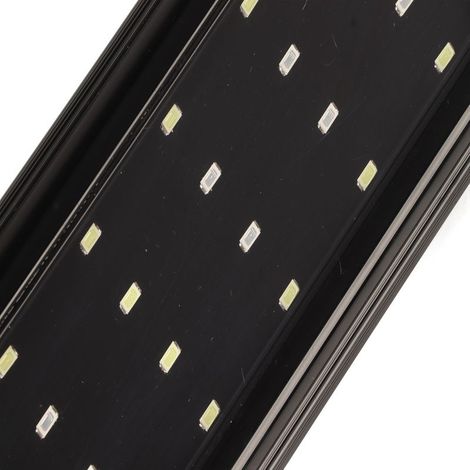 Lumière Aquarium pour Plantes Aquatiques Lampe à Spectre Complet pour Aquarium d'Eau Douce avec Prise Européenne 100-240V-