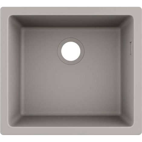 S510-U450 GS Fregadero bajo encimera 450 gris hormigón (1/2)