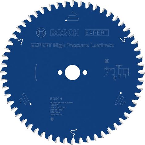 Bosch Laminate Saw Blade 190mm x 20mm 56T