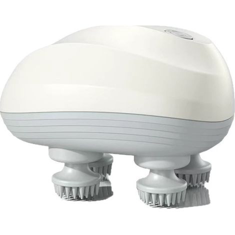 Massager Tete - Chauffant 40 °C - 8 Bras Flexibles En Silicone - Sans Fil Rechargeable 60 Min - Pour Cuir Chevelu Cou Epaules - 1 Piece