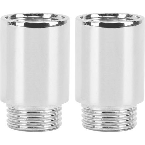 Duschkopf-Verlängerungsschlauch, Duscharmverlängerung aus Edelstahl, Chrom-Finish für Badezimmer (3 cm/2,2 Zoll) (1/4)
