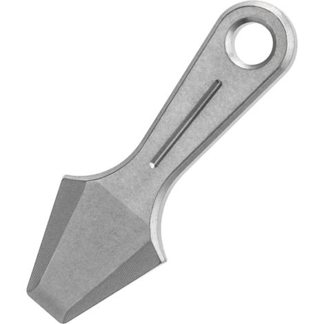 Mini palanca EDC, pequeña palanca de bolsillo de titanio de 45 mm con orificio para cordón, ideal para llavero, uso diario, camping, equitación, mantenimiento y autorrescate.