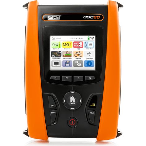 Strumento multifunzione verifica sicurezza elettrica e consumi con PQA GSC60 HT HV000060