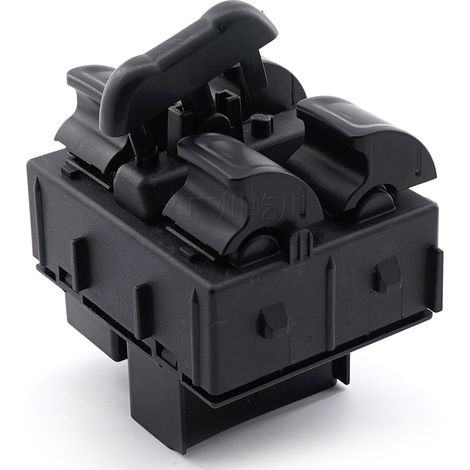 Interrupteur de réglage de levage de verre de voiture, interrupteur principal de fenêtre électrique adapté à Jeep Wrangler (1/4)