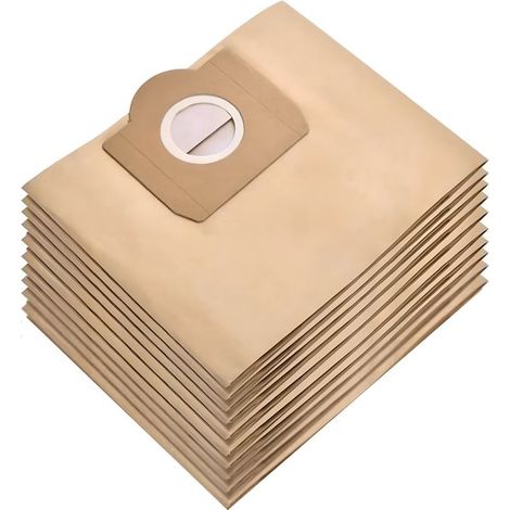 Lot de 10 sacs pour aspirateur Karcher WD3 - MV3 A 2204 6.959-130.0 se4001 - Sacs pour aspirateur de qualité supérieure (1/5)