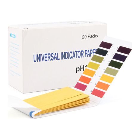 MSBD Booklet of 240 Litmus Paper Strips pH 1 to 14 --- Ideal for testing many common substances including lemon juice, milk, etc. (1/4)