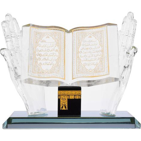 Miniatur-Kristallmoschee – Islamische Dekoration für Zuhause und Auto – Souvenir-Kunsthandwerk (1/5)