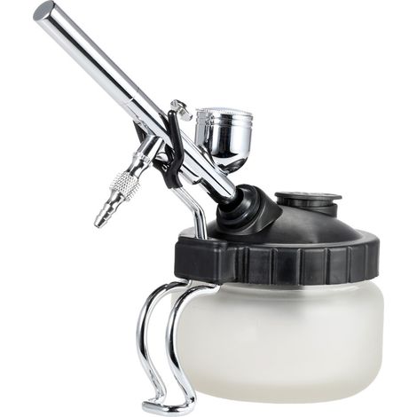 Pot de nettoyage d'aérographe professionnel, support en verre, bouteille de peinture propre, fourniture de manucure (1/5)