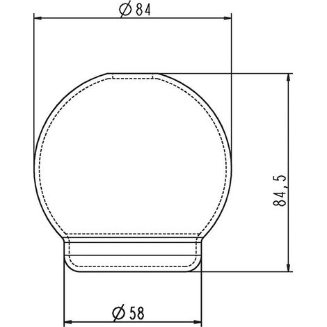 Vaso de recambio para dispensador de loción cristal opalino IDEAL STANDARD