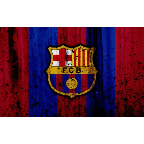 Papier peint panoramique Foot / Football - FCB Barcelone - 130 cm x 81 cm (1/2)