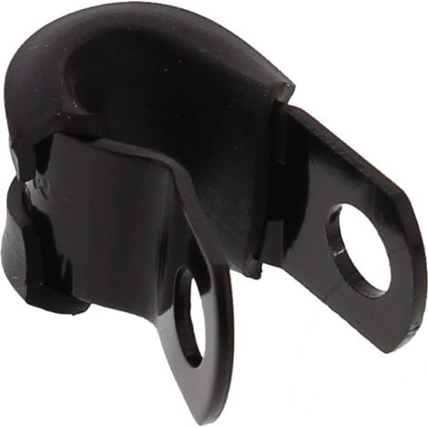 JMP 6mm Alu Schwarz Bremsleitungshalterung