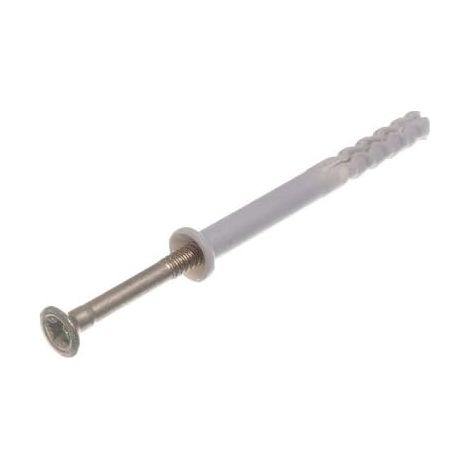 Lot de 100 fixations en nylon pour cadre M50 mm – Ancrages et vis de maçonnerie (1/2)