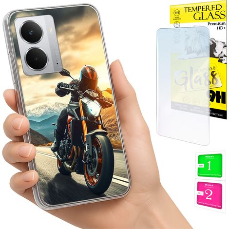 Custodia per Realme 14 5G / 14T 5G con cover fotografica e vetro temperato 9H. (1/5)