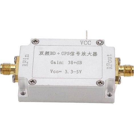 HF-Verstärkermodul 1090 MHz, 38 dB Verstärkung, rauscharm, 3,3–5,0 V DC für Mess- und Steuerungszwecke