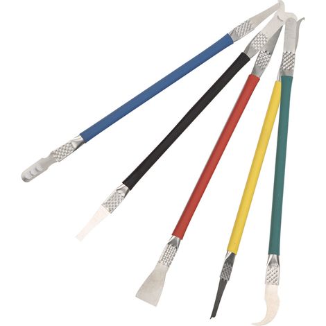 5-teiliges Set CPU-Hebelwerkzeuge aus Aluminium zum Entfernen von Handychips, Handwerkzeuge für industrielle Anwendungen (1/5)