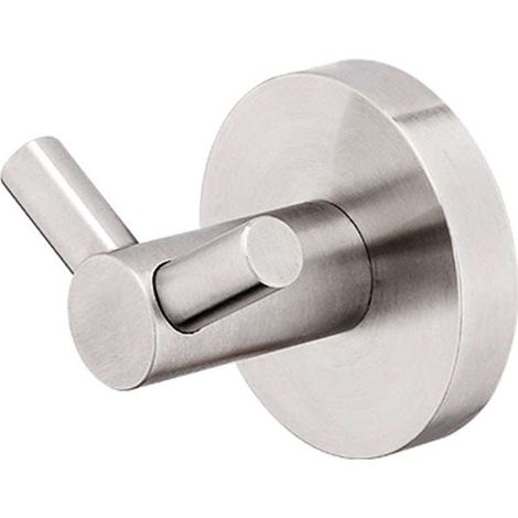Nimco Unix - Gancho doble, acero inoxidable cepillado UNM 13053-10