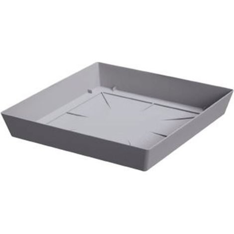 Sous-vase Lofly Low Quadro Gris 17X17 Pplast