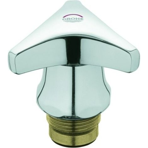 GROHE Oberteil 11105 mit Trecorn Griff Markierung rot 3/4'' chrom (1/2)