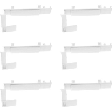 6pcs 36mm Support de Serrage pour Store Enrouleur sans Perçage Support de Serrage de Fenêtre Pièce de Rechange Remplacement pour Cadres 1.6-2.5cm (1/5)