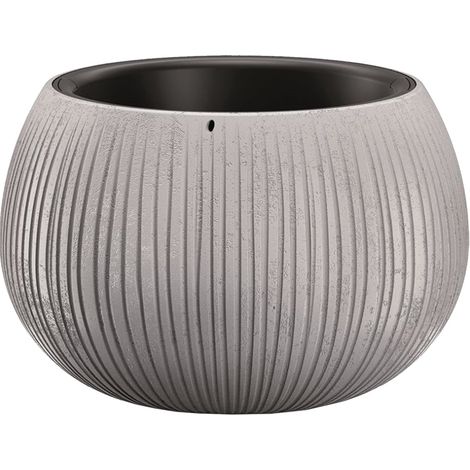 Maceta esférica con inserto Beton Bowl DKB240  Beton (1/5)