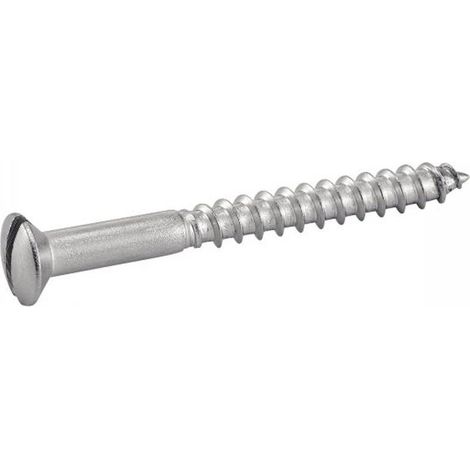 200 Vis à Bois Tête Fraisée Bombée Fendue 3 x 35 mm - DIN 95 - NFE25-605 - UNI 703 - Inox A2 - D-Work