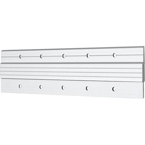 1 Paire (2 Pièces) Rail Fixation Miroir Lourd Z - 31cm Crémaillère Française en Aluminium - Support Mural Invisible Charge 30kg pour Tête de Lit, Cadre Photo, Meuble et Tableau (Vis Incluses) (1/5)