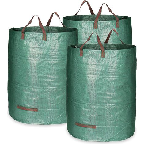 Bolsas para residuos de jardín XL, bolsa de jardín plegable