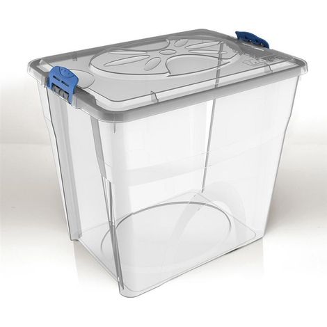 Contenitore in plastica sim box litri 32 40x30x37h colori assortiti - bama (1/4)