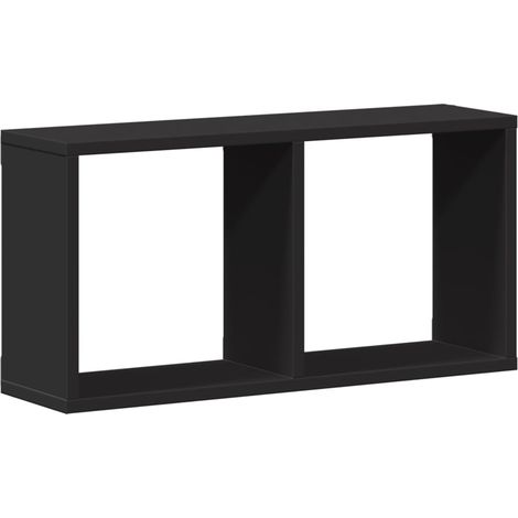 Maison Exclusive - Mobile a Parete 60x16x30 cm Nero in Legno Multistrato