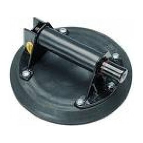 Ventouse à pompe Pow'r Grip 200 mm – Charge maximale 120 kg – Disque caoutchouc 3 lèvres – Anneau de sécurité rouge – Goettgens