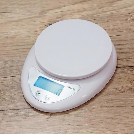 Balance électronique portable numérique 5 kg/1 g avec rétroéclairage LED lumineux - Utilisation postale et alimentaire - Mesure du poids - Idéale pour la cuisine-AquaForge (1/5)