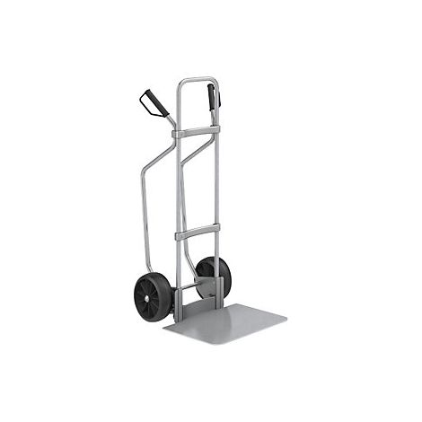 eurokraft pro  Carrello per sacchi con pattini  zincato  piano