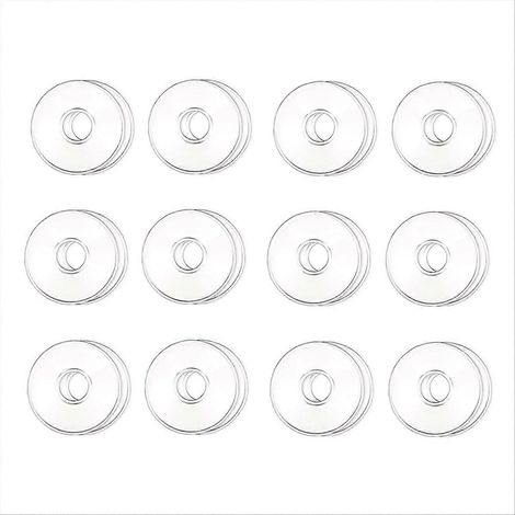 Bobèches en verre pour bougeoirs, 12 protections anti-gouttes pour bougies coniques, récupérateur de gouttes (1/5)