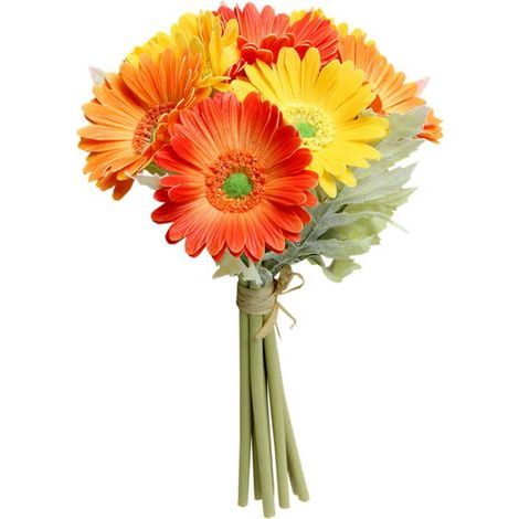 Fleurs de Marguerite Artificielles en Vrac, Arrangements Floraux Colorés de Simulation pour la Décoration de Jardin de Fête à la Maison (210510QJ02-3) (1/5)