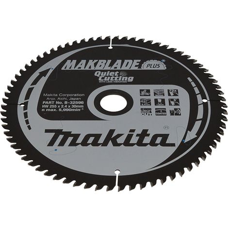 Makita  MAKBLADE  Hoja  de  sierra  255x30x72Z  -  B-32596