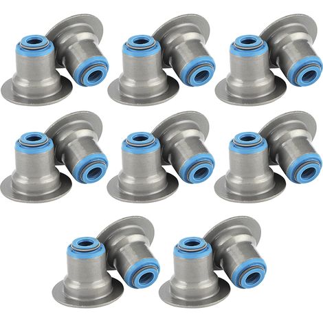 Kit de 16 joints d'étanchéité de queue de soupape, numéro de pièce de rechange 12482063, pour moteurs LS, compatible avec les modèles Chevrolet Silverado, Express, Camaro et Impala. (1/5)