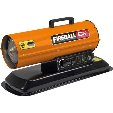 SIP FIREBALL XD75F Diesel/Paraffin Space Heater - L80 x W32 x H43 cm