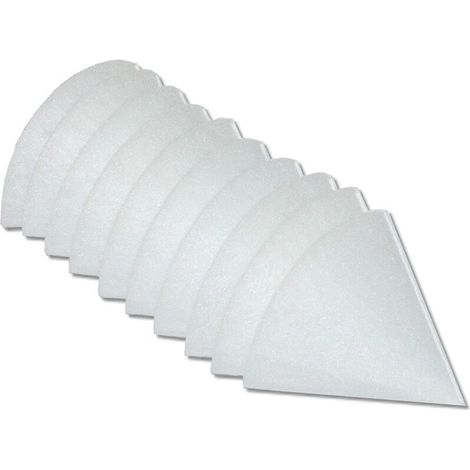 Lntyq 10PCS Filtres G4 Pour Vannes de Ventilation Zehnder, Helios, Maico, Pluggit, Filtres coniques d'évacuation d'air, pour Systèmes de Ventilation Dans Les Salles de Bains Ou Les Toilettes D'Hôtes