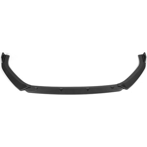 Lot de 3 lames de pare-chocs avant style Maxton, en ABS avec protection UV, pour MK7 2013-2016, aspect fibre de carbone. (1/5)
