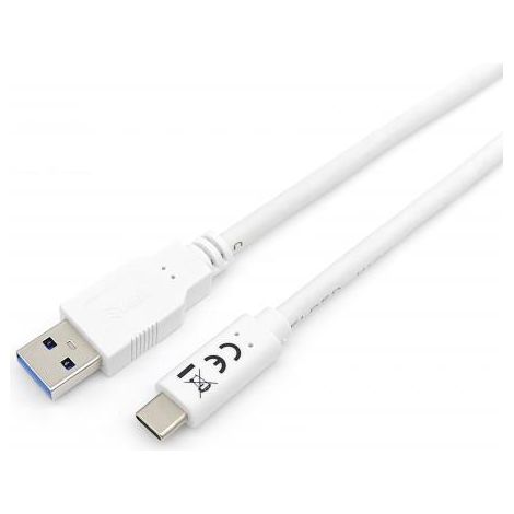 Equip 128364 cavo USB 1 m USB 3.2 Gen 1 (3.1 Gen 1) USB A USB C White (1/4)