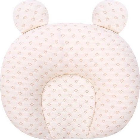 Oreiller bébé lavable 28263cm, oreiller bébé en latex, coussin correcteur de forme pour la tête, oreiller de modelage respirant pour nouveau-né, utilisable en toutes saisons (1/5)